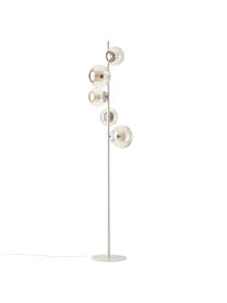 Stojací lampa Casey, Béžová, šampaň, Ø 37 cm, V 170 cm