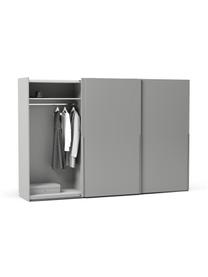 Modularer Schwebetürenschrank Leon, 300 cm Breite, mehrere Varianten, Korpus: Spanplatte, FSC-zertifizi, Grau, Basic Interior, B 300 x H 200 cm