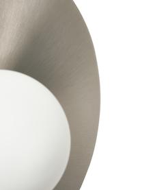 Wand- und Deckenleuchte Starling, Lampenschirm: Opalglas, Silberfarben, Weiß, Ø 33 x T 14 cm