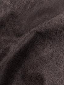 Cojín de cuero reciclado para sofá Lennon, Tapizado: cuero reciclado (70% cuer, Marrón grisaceo, An 60 x L 60 cm
