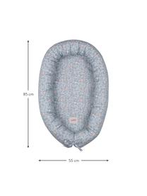 Babynestje Apricot, Matras: , Blauwtinten, wit, beige, B 55 x L 85 cm