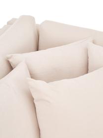 Garten-Lounge-Set Linden, 2-tlg., Bezug: 100% Polyester Der hochwe, Gestell: Metall, pulverbeschichtet, Tischplatte: Holz-Kunststoff-Verbundwe, Gestell: Metall, pulverbeschichtet, Dunkelgrau, Beige, Set mit verschiedenen Größen
