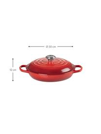 Gourmet-Profitopf Signature Collection aus Gusseisen, Eisen, emailliert, Rottöne, Ø 30 x H 12 cm