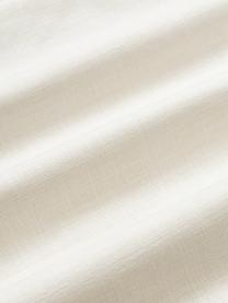 Geborduurde kussenhoes Nedda met franjes, Franjes: 100% polyester, Beigetinten, B 45 x L 45 cm