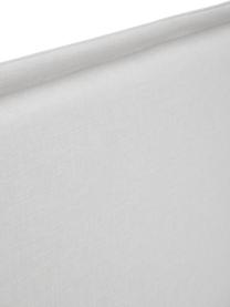 Letto boxspring Premium Violet, Materasso: nucleo a 5 zone di molle , Piedini: legno massiccio di betull, Tessuto grigio chiaro, Larg. 140 x lung. 200 cm, grado di durezza H2