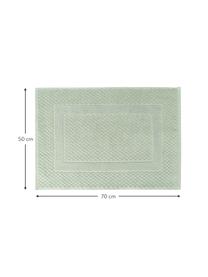 Badematte Katharina mit Wabenmuster, Grün, B 50 x L 70 cm