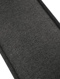 Lit matelassé Lennon, Tissu anthracite, larg. 140 x long. 200 cm