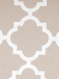 Federa arredo in cotone con motivo grafico Lana, 100% cotone, Beige, Larg. 30 x Lung. 50 cm
