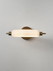 Nástenná LED lampa Tate, Odtiene zlatej, biela, Š 44 x V 15 cm