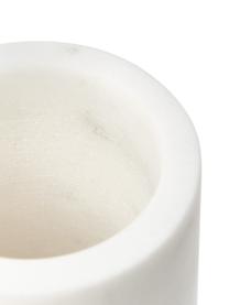 Gobelet en marbre à brosse à dents Simba, Marbre, Blanc, marbré, Ø 8 x haut. 14 cm