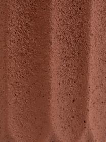 Osłonka na doniczkę z betonu Stripes, Ceramika, Brązowy, Ø 18 x W 18 cm