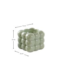 Coquetiers Bubbles, 4 élém., Porcelaine dolomitique, Tons verts, larg. 6 x haut. 6 cm