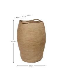 Wäschekorb Bromley, Jute, Braun, B 38 x H 63 cm