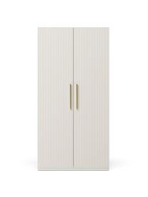 Modulárna šatníková skriňa s otočnými dverami Simone, šírka 100 cm, niekoľko variantov, Drevo, béžová, V 200 cm, Basic
