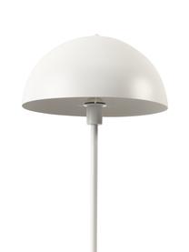 Lámpara de pie Matilda, Pantalla: metal con pintura en polv, Cable: cubierto en tela, Blanco, Ø 40 x Al 164 cm