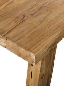 Mesa de comedor de madera de teca reciclada Lawas, tamaños diferentes, Madera de teca natural, Marrón claro, An 220 x F 100 cm