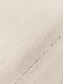 Divano componibile 3 posti in tessuto beige Russell, rivestimento in cotone sfoderabile, Rivestimento: 100% cotone Con 50.000 ci, Struttura: legno di pino massiccio c, Piedini: plastica, Tessuto beige, Larg. 309 x Alt. 77 cm