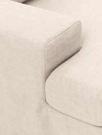 Sofá modular Russell (3 plazas), Tapizado: 100% algodón Alta resiste, Tapizado: relleno de espuma, Estructura: madera contrachapada de p, Patas: plástico, Tejido beige, An 309 x Al 77 cm