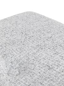 Banquette rembourrée Smart Dolce, Tissu gris clair, larg. 90 x haut. 40 cm