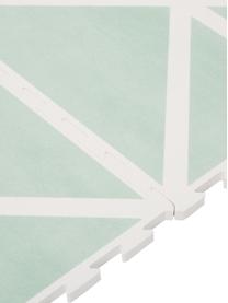 Set de alfombra de juegos Nordic, 18 pzas., Espuma (EVAC), libre de productos tóxicos, Verde, blanco crema, An 120 x L 180 cm