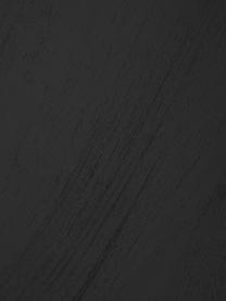Mesa de comedor redonda de madera de mango Luca, tamaños diferentes, Tablero: madera de mango maciza ce, Estructura: metal con pintura en polv, Negro, Ø 120 x Al 75 cm