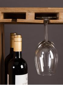 Weinregal Claude in Eiche für 28 Flaschen, Eichenholz, B 44 x H 119 cm