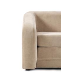 Schlafsessel Eliot, Bezug: 88% Polyester, 12% Nylon , Beine: Kunststoff, Webstoff Beige, B 100 x H 70 cm