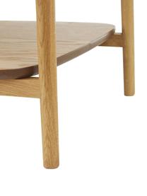 Mesa auxiliar de roble Libby, Estructura: madera de roble maciza pi, Roble, An 49 x Al 50 cm