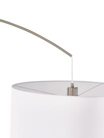 Lampa podłogowa łukowa Niels, Biały, odcienie chromu, S 157 x W 218 cm