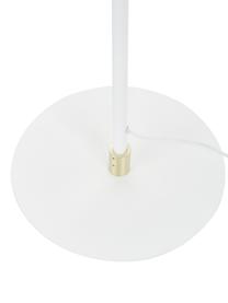 Lámpara de lectura grande Neron, Pantalla: metal con pintura en polv, Cable: cubierto en tela, Blanco, An 105 x Al 171 cm