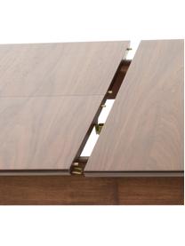 Stół do jadalni Montreux, rozkładany, Blat: płyta pilśniowa średniej , Nogi: drewno kauczukowe, bejcow, Fornir z drewna orzechowego, S 180 do 220 x G 90 cm