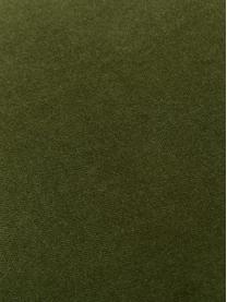 Effen fluwelen kussenhoes Dana in mosgroen, 100% katoenfluweel, Mosgroen, B 30 x L 50 cm