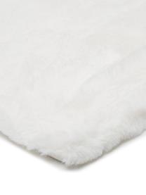 Kuscheldecke Mette aus Kunstfell, Vorderseite: 100% Polyester, Rückseite: 100% Polyester, Weiß, B 150 x L 200 cm
