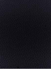 Hoekige kunstleer onderzetter Pik, 4 stuks, Kunstleer (PVC), Zwart, B 10 x L 10 cm