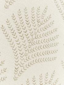 Vlak geweven katoenen loper Klara in beige/taupe, Beige, met patroon, B 80 x L 250 cm