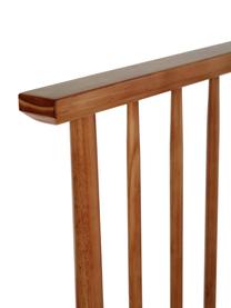 Holzbett Windsor mit Kopfteil aus massivem Kiefernholz, Massives Kiefernholz, FSC-zertifiziert, Kiefernholz, dunkel, B 140 x L 200 cm
