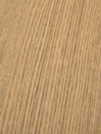 Tavolino rotondo da salotto in legno Renee, Ripiani: pannello di fibra a media, Struttura: metallo verniciato a polv, Legno di frassino, Ø 90 cm