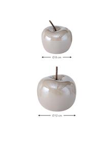 Pomme décorative dolomite Perly, 2 élém., Dolomie, Gris, Lot de différentes tailles