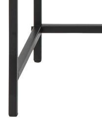 Konsola z drewna i metalu Seaford, Stelaż: metal malowany proszkowo, Drewno dzikiego dębu, S 120 x W 79 cm
