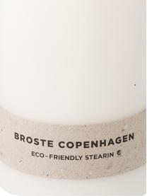 Stompkaarsen Light, 2 stuks, 100% Stearine, Wit, Ø 7 x H 20 cm