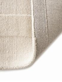 Handgewebter Baumwollteppich Dania in Cremeweiß, 100 % Baumwolle, Cremeweiß, B 80 x L 150 cm (Größe XS)