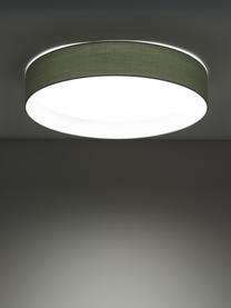 Plafonnier LED Helen, Vert olive, Ø 35 x haut. 7 cm