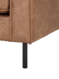 Canapé 2 places en cuir recyclé Hunter, Cuir brun, larg. 164 x prof. 90 cm