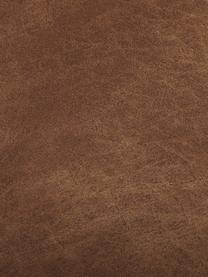 Divano 2 posti in pelle riciclata Hunter, Piedini: metallo verniciato a polv, Pelle marrone, Larg. 164 x Prof. 90 cm