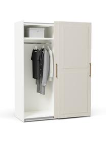 Modularer Schwebetürenschrank Charlotte, 150 cm Breite, mehrere Varianten, Korpus: Spanplatte, FSC-zertifizi, Beige, Basic Interior, B 150 x H 200 cm