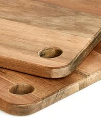 Deska do krojenia z drewna akacjowego Akana, Drewno akacjowe, olejowane, Ciemne drewno naturalne, D 37 x S 25 cm