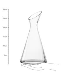 Mundgeblasene Kristall-Karaffe One, 1 L, Kristallglas, Transparent, H 29 cm, 1 L