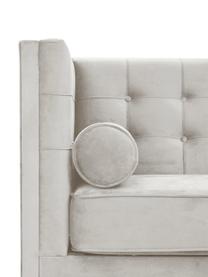 Sofa  z aksamitu z funkcją spania Rosso (2-osobowa), Tapicerka: 100% aksamit poliestrowy, Nogi: drewno lakierowane, Beżowy, S 188 x G 85 cm