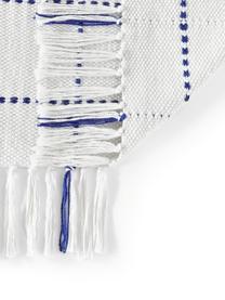 In- & outdoor vloerkleed Prague met franjes, 100% polyester, GRS-gecertificeerd

Het materiaal dat in dit product wordt gebruikt, is getest op schadelijke stoffen en gecertificeerd volgens STANDARD 100 door OEKO-TEX®, 11-62055, Shirley., Wit, blauw, B 80 x L 150 cm (maat XS)