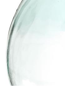 Bodenvase Drop aus recyceltem Glas, Recyceltes Glas, Hellblau, Ø 40 x H 56 cm